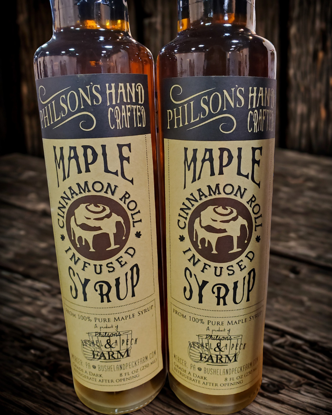 Cinnamon Roll Infused Maple Syrup